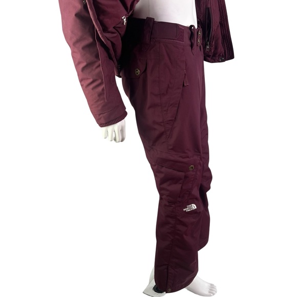 The North Face | Greenland Jacket & Freedom Ski Snowboard Pant Maroon, S & S - Picture 11 of 13